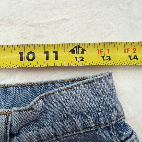 Aeropostale Women's Slim & Thick Curvy Mom Jean Size 0 Distressed‎ Grunge Boho - Picture 9 of 10